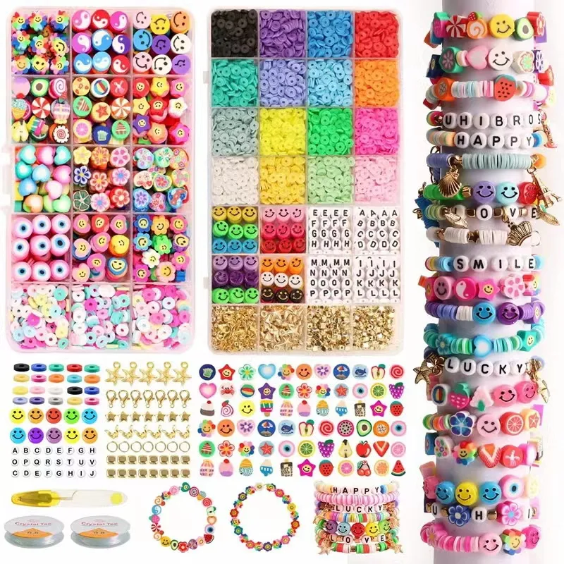 Polymer Clay BeadS Bracelet Making Kit Friendship Bracelet Kit For Girls  Children Handmade Jewelry For Christmas Gifts From Meetaccessories, $15.98